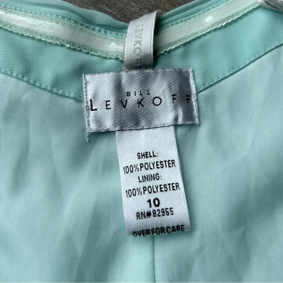 Bill Levkoff Chiffon Strapless Sweetheart NecklinePleated Bodice Maxi Dress - Picture 5 of 14